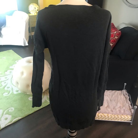 Charcoal gray sweatshirt dress size 0 by Coin 1804 - Picture 2 of 4